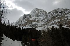 18 Mount Stephen From Spiral Tunnels On Trans Canada Highway In Yoho In Winter.jpg